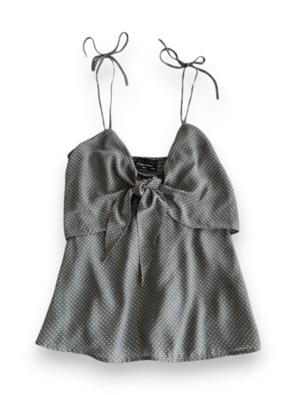 ✧ Gray polka dot camisole